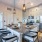 spacious kitchen with an island, modern cabinetry and ample counter-space